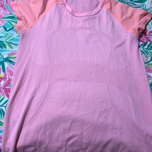 lululemon athletica Pink Short Sleeve Tee